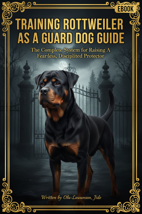 Training Rottweiler as a Guard Dog Guide Cover